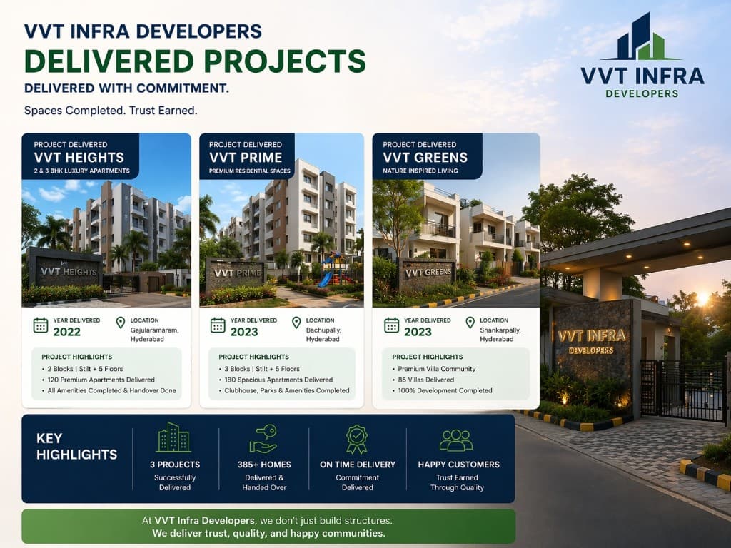 Delivered Projects - Completed Communities